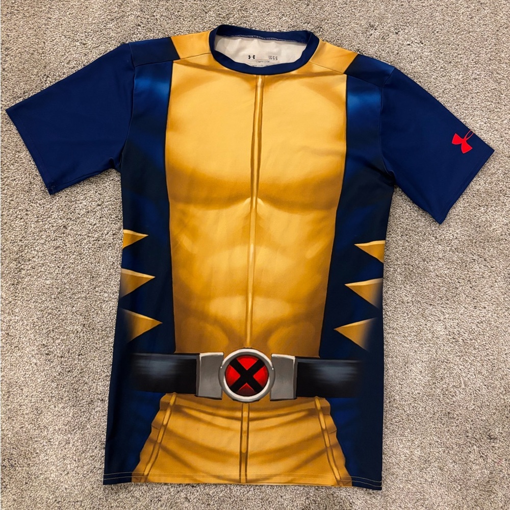 Under Armour Marvel Alter Ego Wolverine X-Men Compression Shirt Mens L Heat Gear